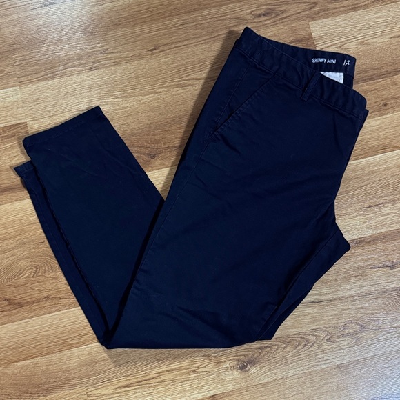 GAP Women's Navy Skinny Mini Pants 12 - Picture 2 of 9